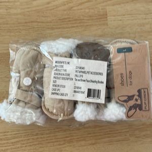 Faux Shearling Booties For Dogs NWOT